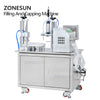 ZONESUN ZS-AFC6 Rotary Automatic Pocket Perfume Press Monoblock Filling Capping Machine