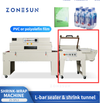 ZONESUN ZS-SPL3 PVC & Polyolefin Film L-bar Sealing Cutting Shrinking Machine