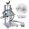 ZONESUN 13/15/20mm Pneumatic Penicillin Bottle Aluminum Plastic Capping Machine - Full aluminum / 20mm
