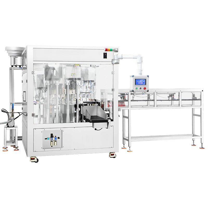 Jelly filling and capping machine