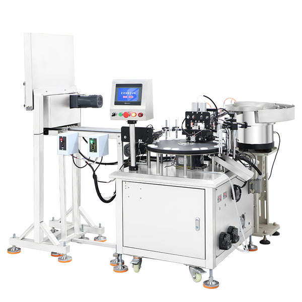 ZONESUN ZS-AFC17 Automatic Perfume Filling and Capping Monobloc Machine with Dual Peristaltic Pumps for EDT EDP Vial Packaging