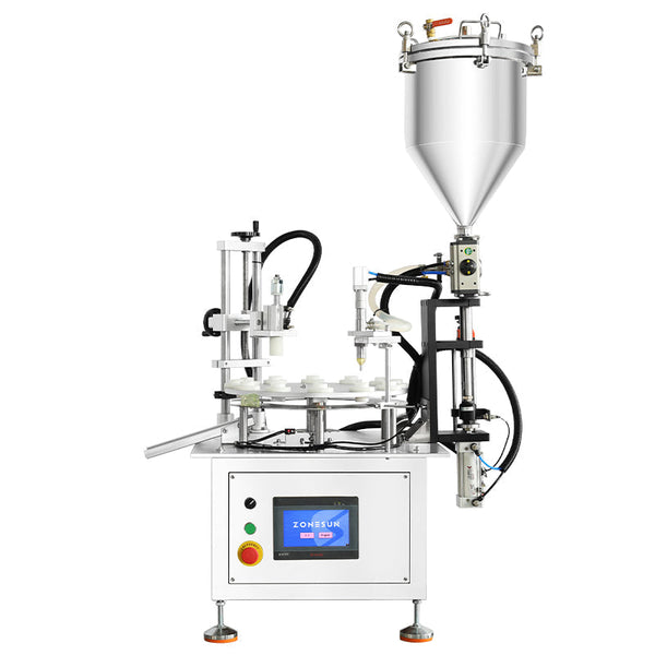 Automatic Paste Filling and Cap Pressing Monoblock Machine