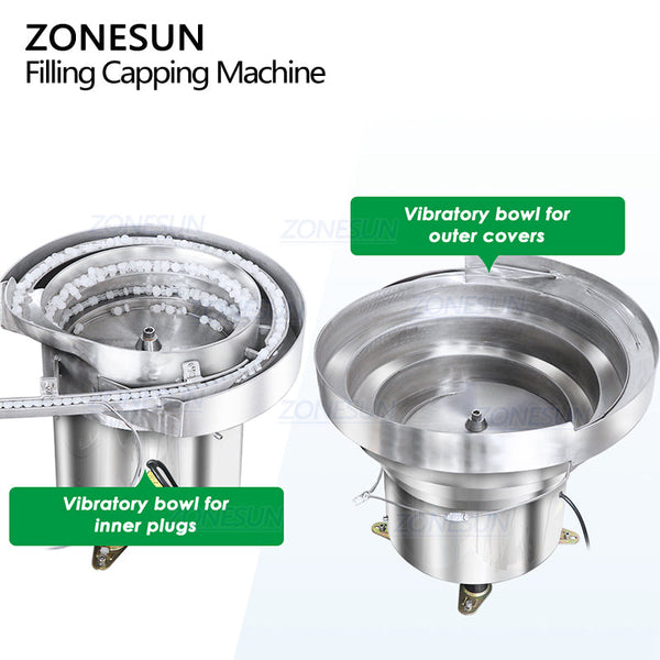ZONESUN ZS-AFC28A Monoblock Automatic Peristaltic Pump Filling Capping Machine For Perfume Essential Oil Car Diffuser Small Irregular Bottle