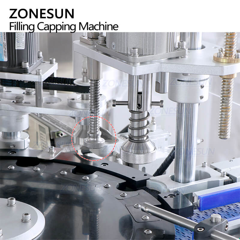 ZONESUN ZS-AFC28A Monoblock Automatic Peristaltic Pump Filling Capping Machine For Perfume Essential Oil Car Diffuser Small Irregular Bottle