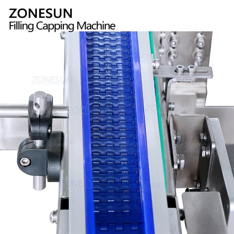 ZONESUN ZS-AFC28A Monoblock Automatic Peristaltic Pump Filling Capping Machine For Perfume Essential Oil Car Diffuser Small Irregular Bottle