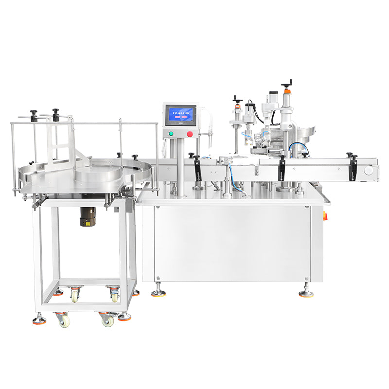 ZONESUN ZS-AFC55 automatic magnetic pump small bottle filling and capping machine, product image 7