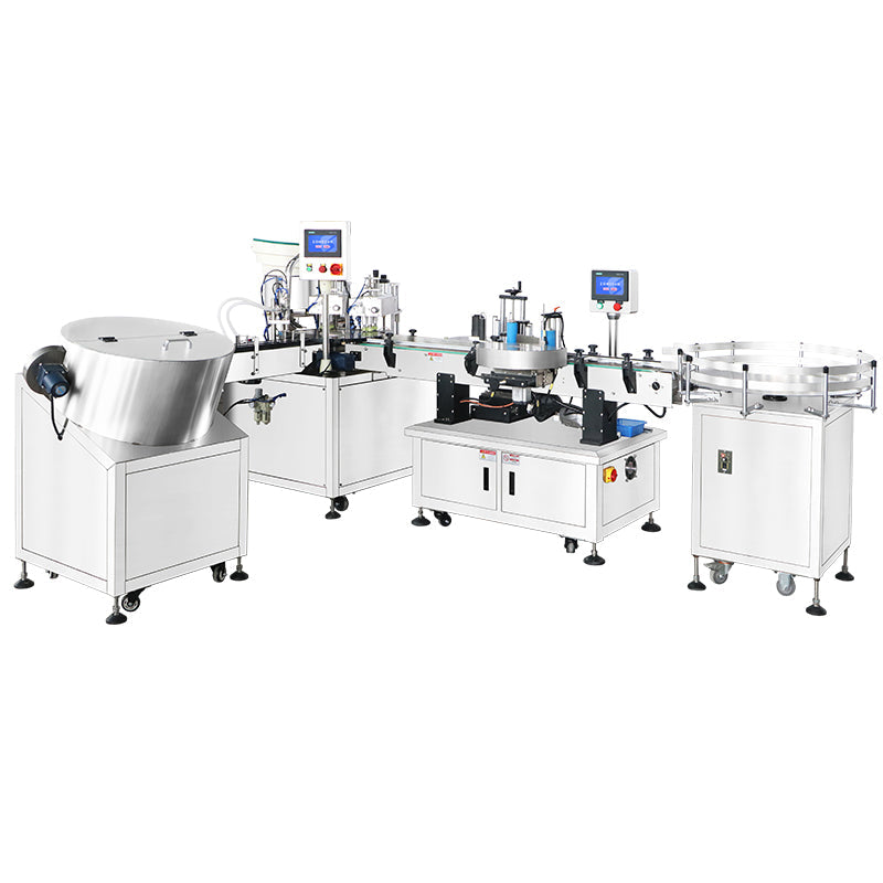 ZONESUN ZS-AFCL5 Automatic Gear Pump Filling Capping Labeling Line