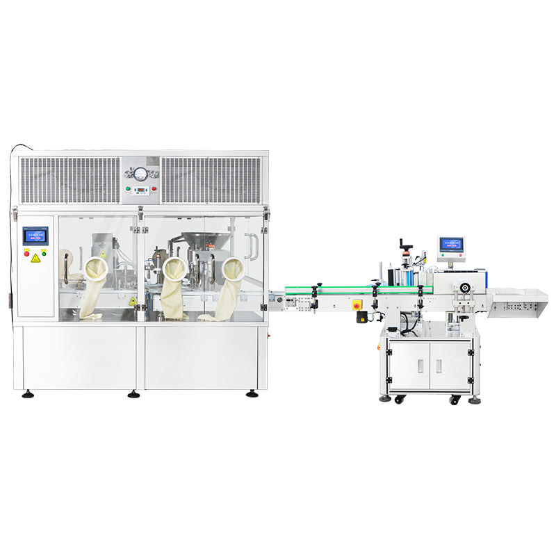 ZONESUN ZS-AFCL9 Automatic Vial Filling Capping Labeling Machine Vial Packaging Line