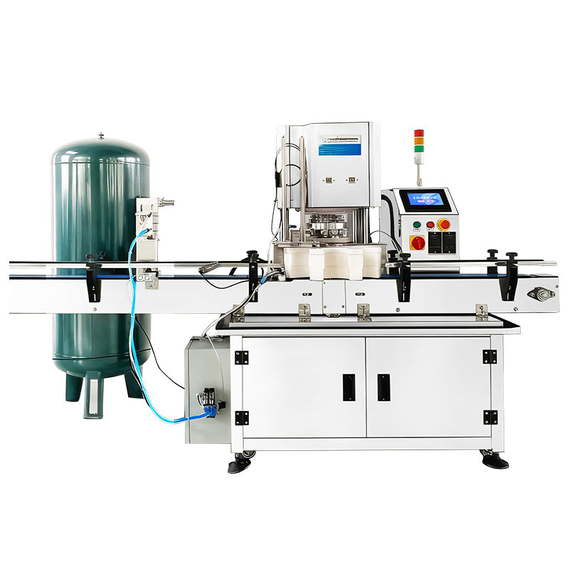 ZONESUN ZS-AFK200 Automatic Vacuum Metal Can Sealing Machine