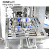 ZONESUN ZS-AFS08K6 Compact Multi-head Granular Fertilizer Weighing Filler Pet Dental Chew Cubes Premade Pouch Granule Packing Machine