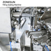 ZONESUN ZS-AFS08K6 Compact Multi-head Granular Fertilizer Weighing Filler Pet Dental Chew Cubes Premade Pouch Granule Packing Machine