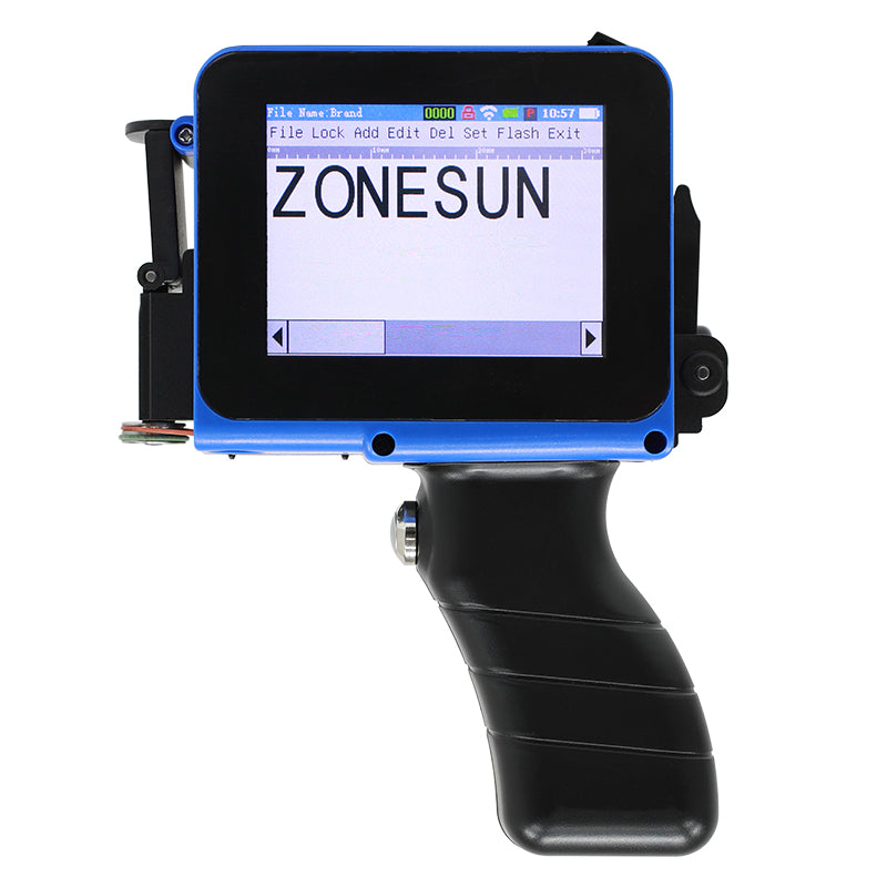 ZONESUN ZS-DC1S Portable Inkjet Printer for Batch Coding & Barcode Labeling