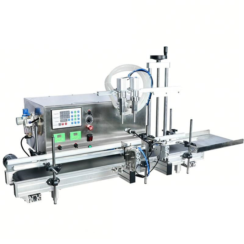 ZONESUN Desktop CNC Diaphragm Pump Liquid Filling Machine With Conveyor