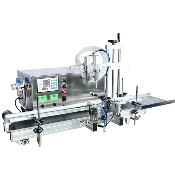 ZONESUN Desktop CNC Diaphragm Pump Liquid Filling Machine With Conveyor