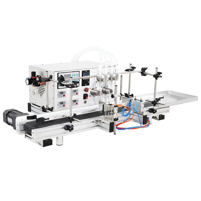 ZONESUN ZS-DTMP4 4 Nozzles Automatic Magnetic Pump Liquid Filling Machine ZS-DTMP4