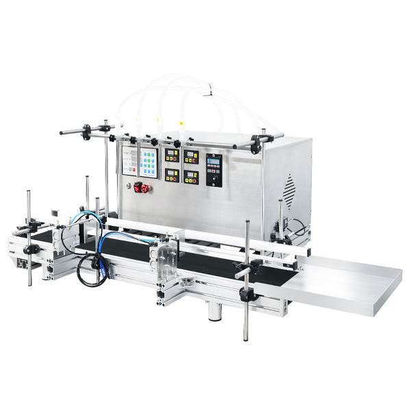 ZONESUN ZS-DTMP4 4 Nozzles Automatic Magnetic Pump Liquid Filling Machine