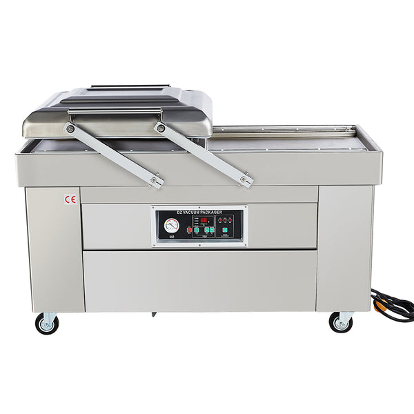 ZONESUN ZS-DZ400 Double Chamber Vacuum Packaging Machine with Date Coder