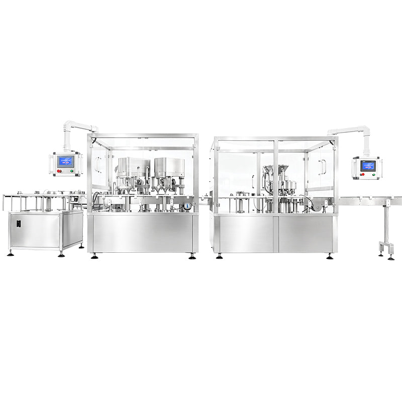 ZONESUN ZS-FAL12YF High Speed Automatic Vial Powder Filling and Crimp Capping Machine for Pharmaceutical Food and Chemical Powder Packaging