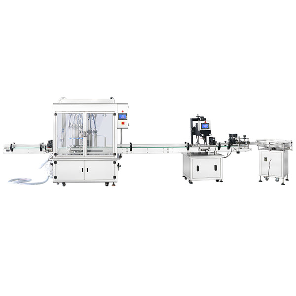 ZONESUN ZS-FAL180G1 Automatic Thick Liquid Filling Capping Line for Liquid Soap and Shampoo