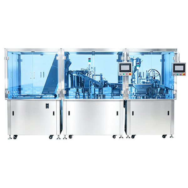 Ceramic pump syringe filling machine