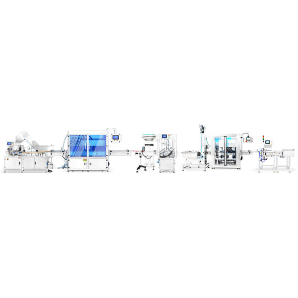 ZONESUN ZS-FAL180V16 Gear Pump Tracking Filling and Automatic Capping Line