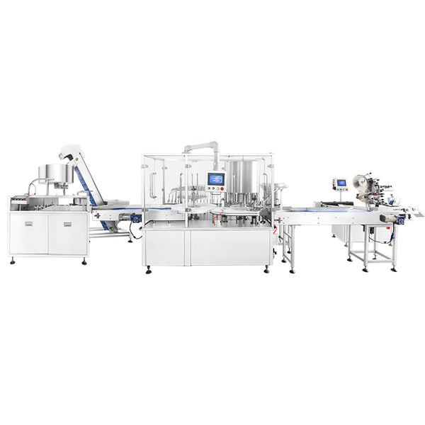 ZONESUN ZS-FAL180V20 Automatic Tube-shaped Bottle Filling, Capping, Labeling & Coding Production Line