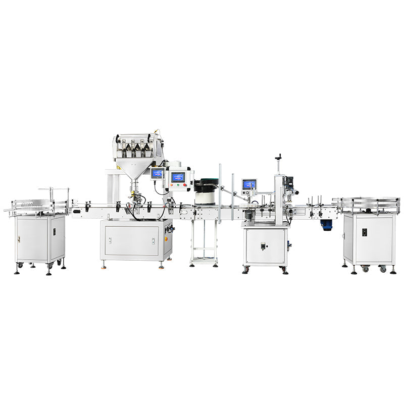 Automatic bottle filling line