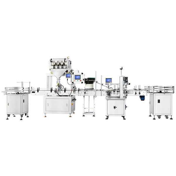 Automatic bottle filling line