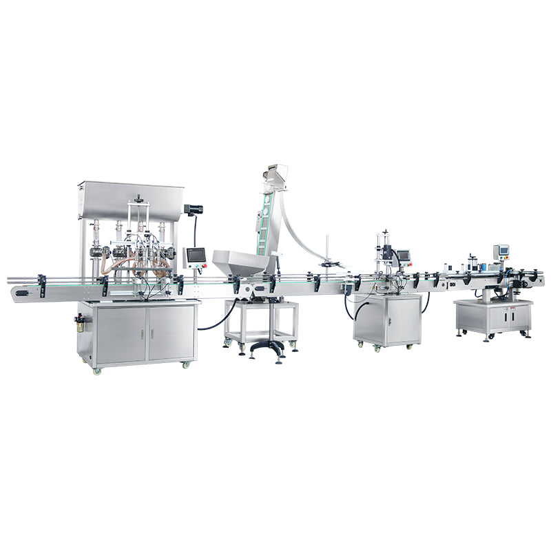 ZONESUN ZS‑FAL180X3 Automatic Paste Filling Capping Labeling Line