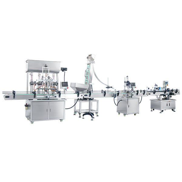 ZONESUN ZS‑FAL180X3 Automatic Paste Filling Capping Labeling Line