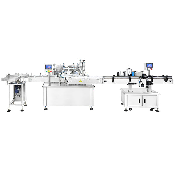 Cosmetic oil packaging line