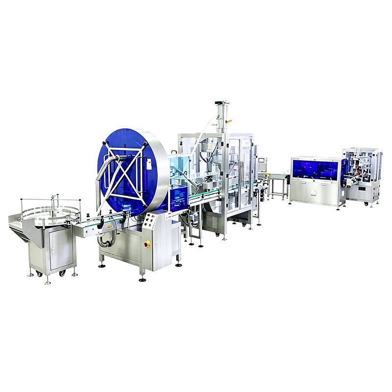 ZONESUN ZS-FAL320 Automatic Milk Powder Filling Nitrogen Flushing Can Sealing Production Line