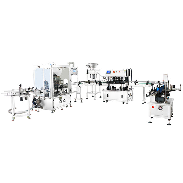 ZONESUN ZS-FALU5 Honey Syrup Filling, Capping & Labeling Line for Viscous Products