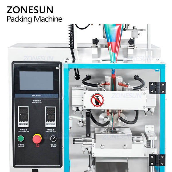 ZONESUN ZS-FS240KQ Automatic Granule Drink Sachet Weighing Filling Sealing Packing Machine VFFS Packaging Equipment