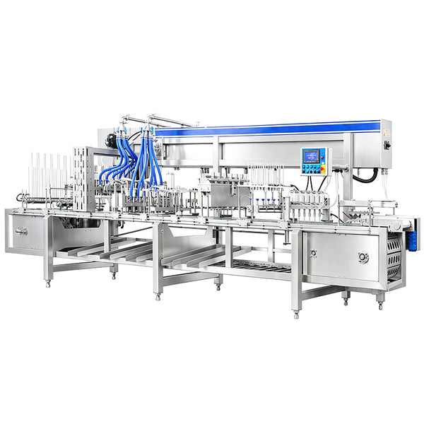 High capacity ice cream packaging line