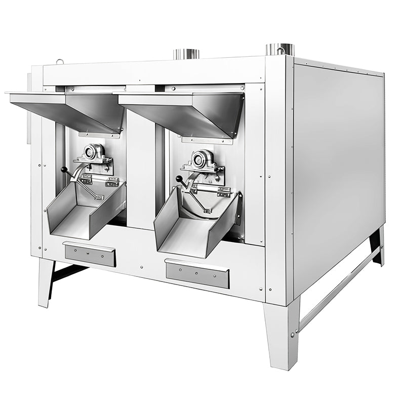 ZONESUN ZS-GHK4 Continuous Rotary Roasting Machine for Nuts Seeds Peanuts Almonds Cashews Sesame