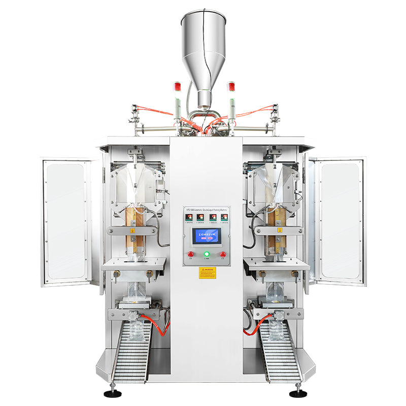 Dual-channel pouch filling machine