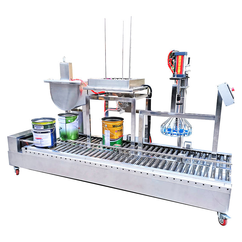 ZONESUN Paint Bucket Filling and Capping Machine