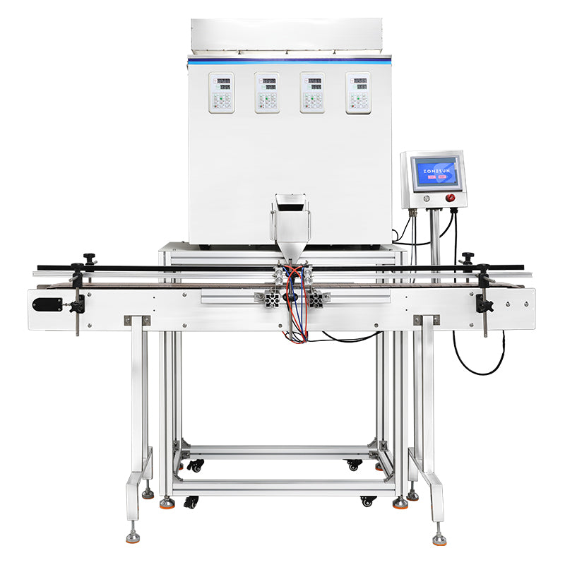 ZONESUN ZS-GW4C Granule Weighing Filling Machine with 4 Heads