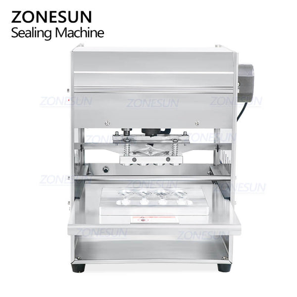 ZONESUN ZS-HSFK04 Semi-Automatic Sealer Plastic Films Cups Disposable Heat Sealing Machine