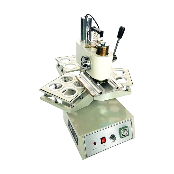 ZONESUN ZS-KCS5 Manual Cup Sealer Machine for Plastic Cups Milk Tea Coffee & Yogurt Shops Fast Heat Sealing with Adjustable Molds