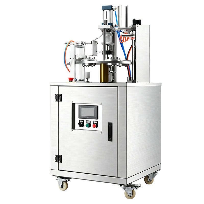 ZONESUN ZS-KCS6 Automatic Pneumatic Rotary Heat Sealing Machine for Cups & Cans