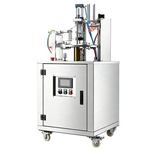 ZONESUN ZS-KCS6 Automatic Pneumatic Rotary Heat Sealing Machine for Cups & Cans