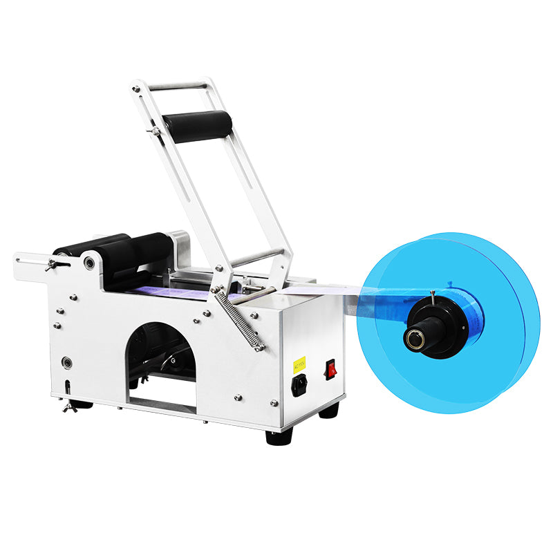 ZONESUN ZS-LT50 Semi-Auto Round Bottle Labeling Machine ±0.5mm Accuracy