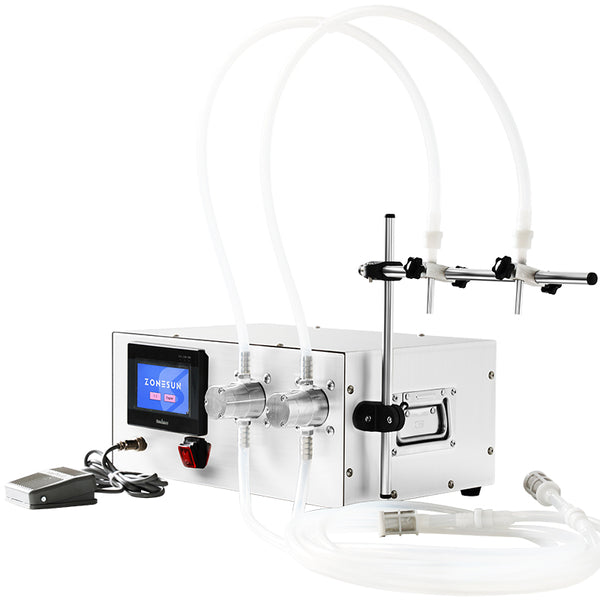 ZONESUN ZS-MPZ2 Dual-Head Magnetic Pump Liquid Filling Machine