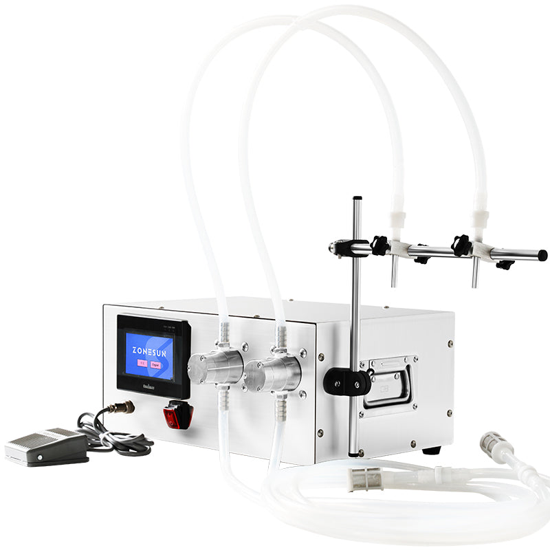 ZONESUN ZS-MPZ2 Dual-Head Magnetic Pump Liquid Filling Machine