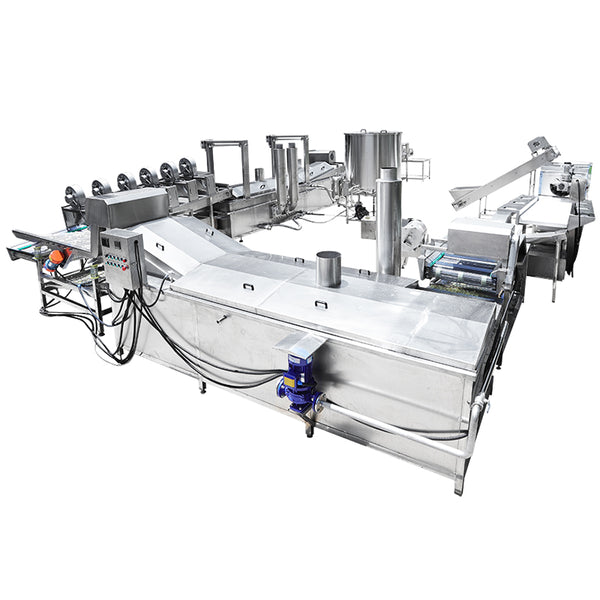 ZONESUN ZS-PCL1 Automatic Potato Chips Production Line Snack Food Processing Equipment