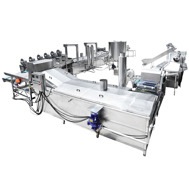 ZONESUN ZS-PCL1 Automatic Potato Chips Production Line Snack Food Processing Equipment