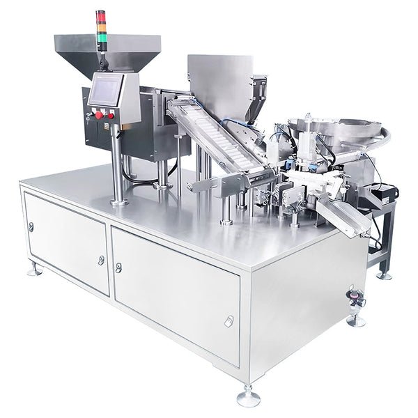 ZONESUN ZS-PFTM2 Automatic Effervescent VC Tablet Tube Filling and Capping Machine