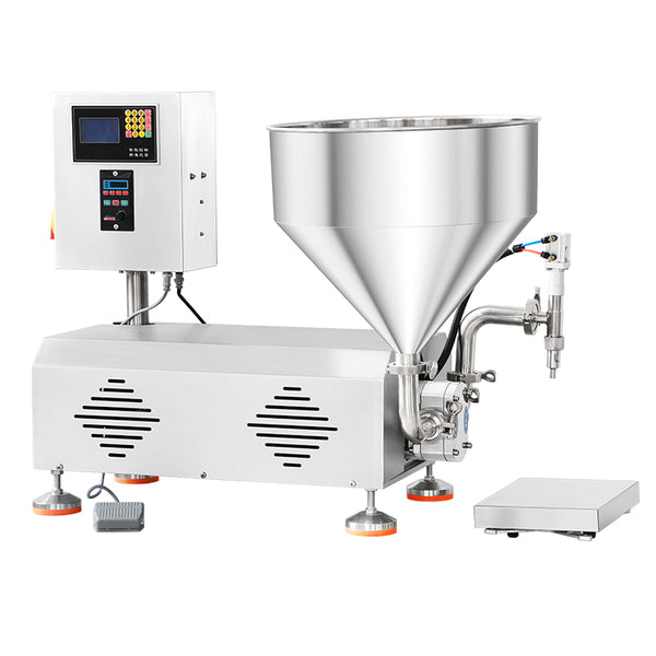 ZONESUN ZS-RPW1Z Tabletop Paste Filler for Sauces, Honey & Lab-Scale Packaging